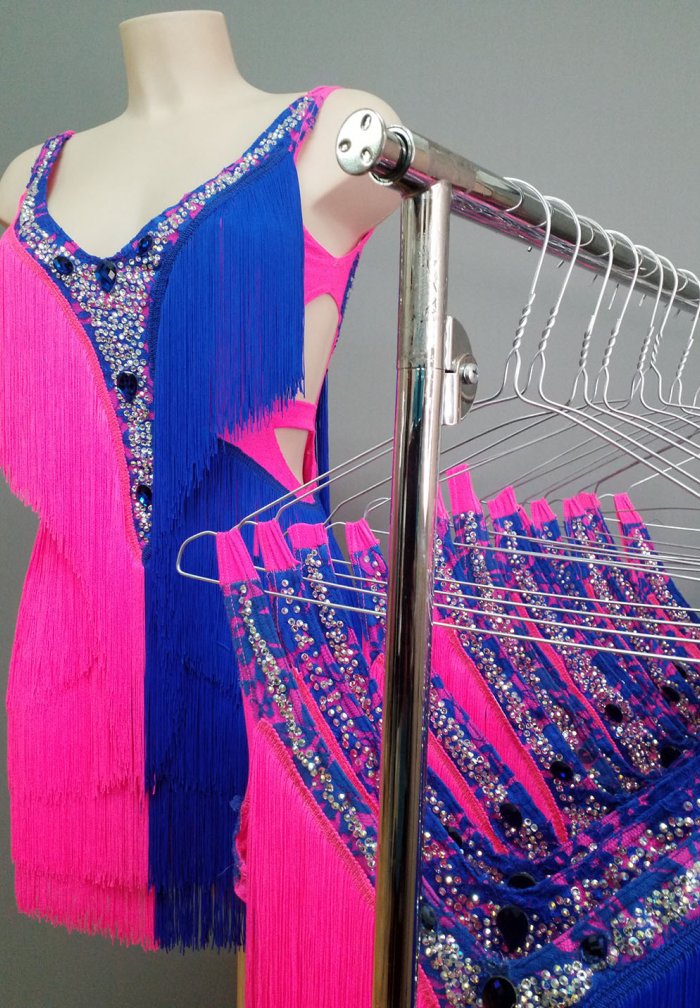 Marine Blue-Laser Pink