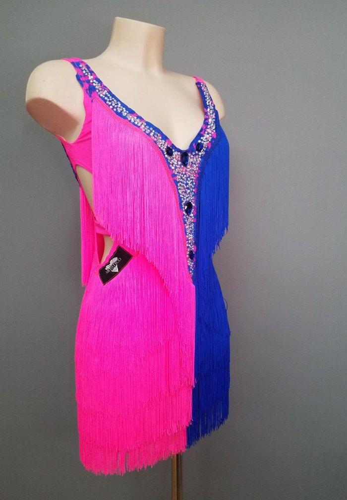Marine Blue-Laser Pink