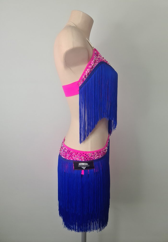 Marine Blue-Laser Pink