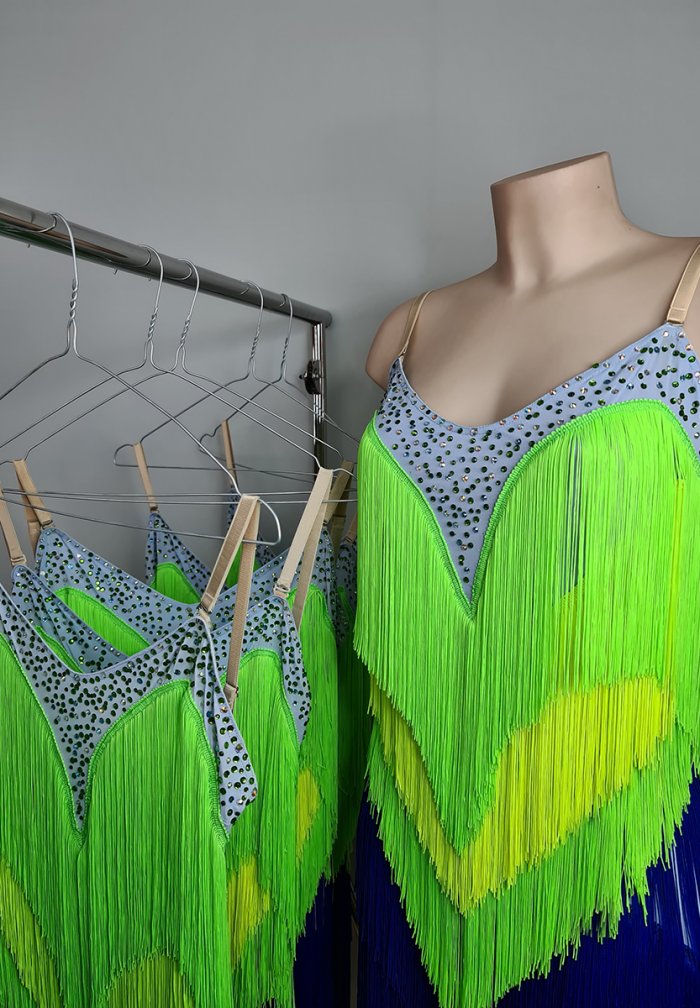 Fluo Green-Marine Blue
