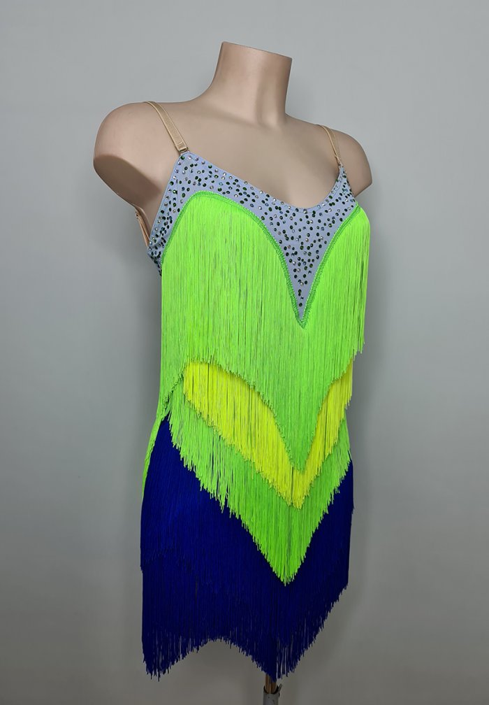Fluo Green-Marine Blue