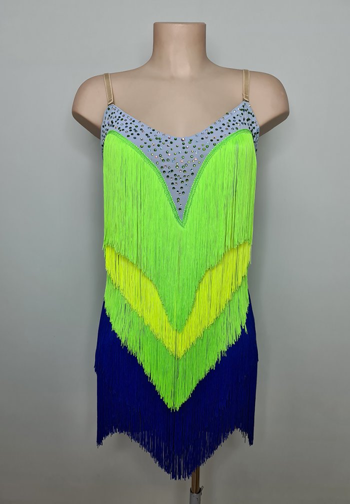 Fluo Green-Marine Blue