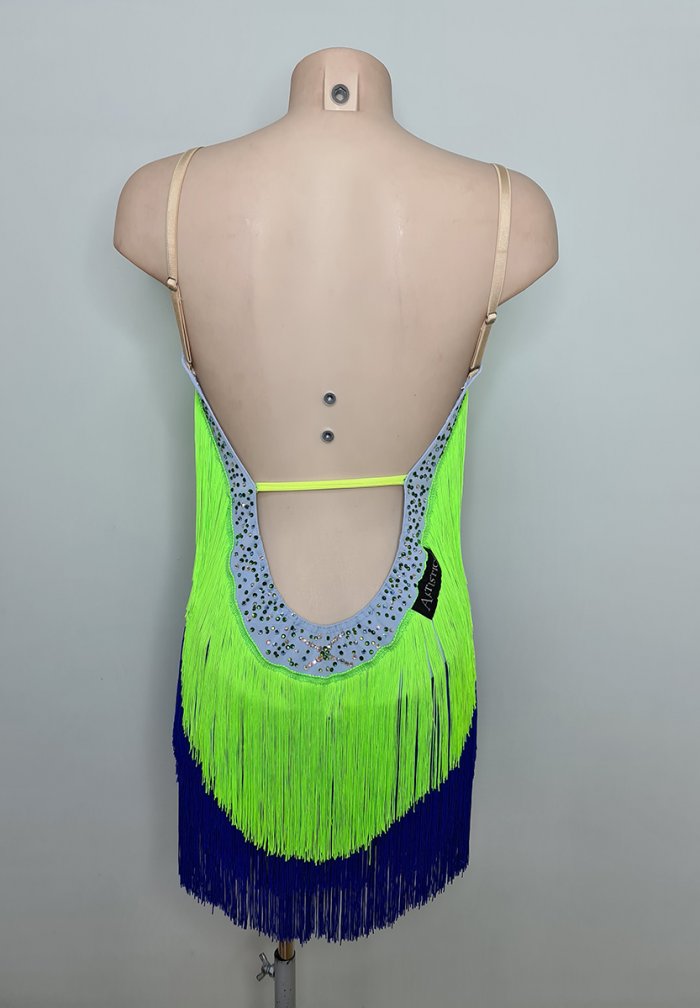 Fluo Green-Marine Blue